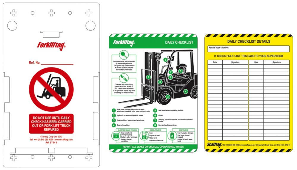 Image of Scafftag Forklift Tag Kit 
