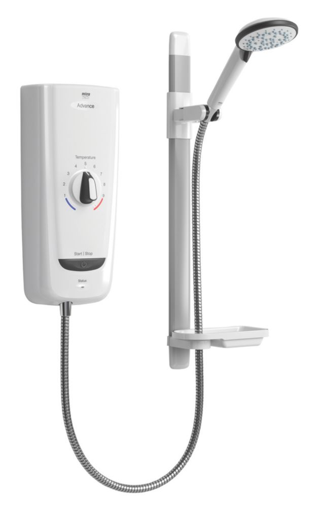 Image of Mira Advance White 8.7kW Thermostatic Electric Shower 