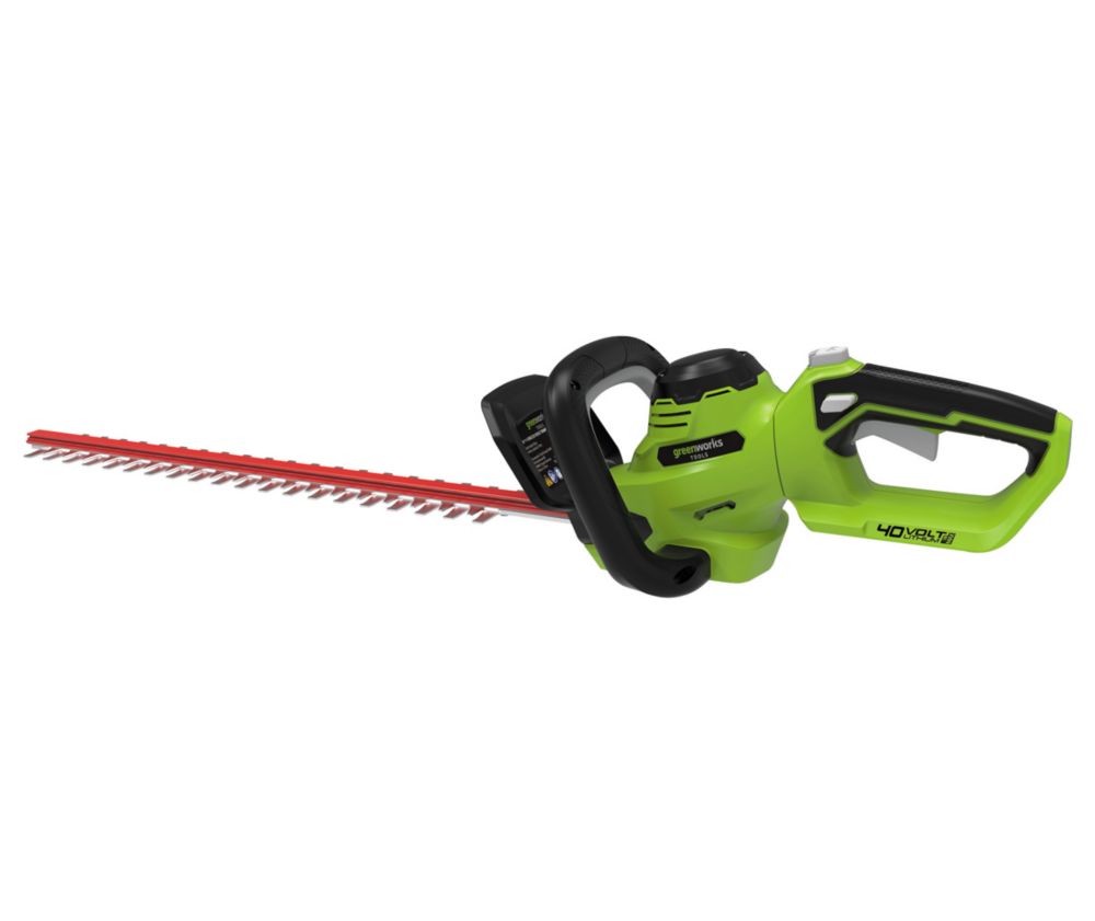 Image of Greenworks GWG40HT61 61cm 40V Li-Ion Cordless Hedge Trimmer - Bare 