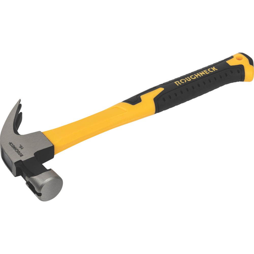 Image of Roughneck Fibreglass Claw Hammer 16oz 