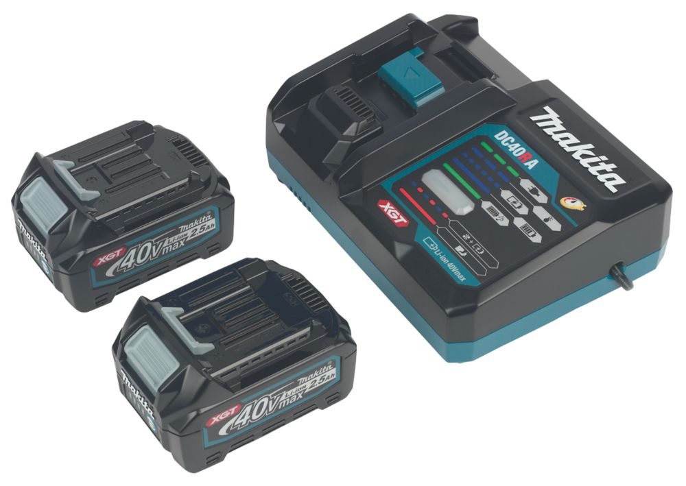 Image of Makita 191J85-8 40V 2.5Ah Li-Ion XGT Power Source Kit 
