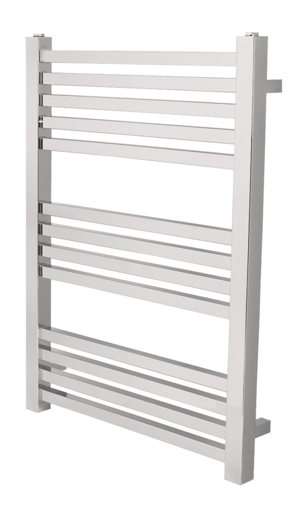 Image of Towelrads Square Bar Designer Towel Radiator 800mm x 600mm Chrome 966BTU 