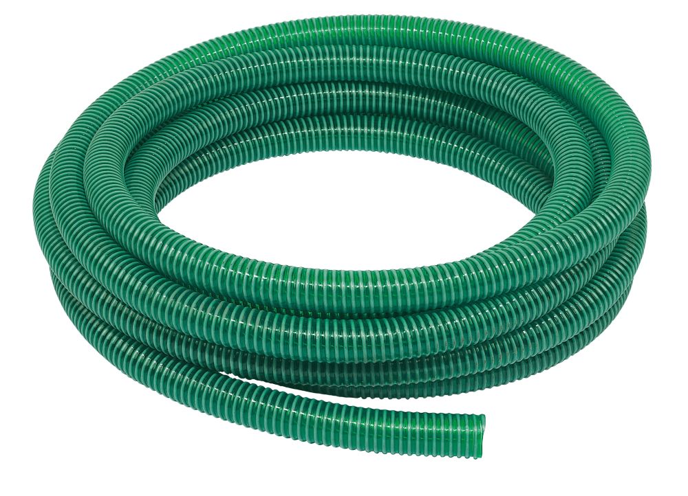 Image of Reinforced Suction/Delivery Hose Green 10m x 1 1/4" 