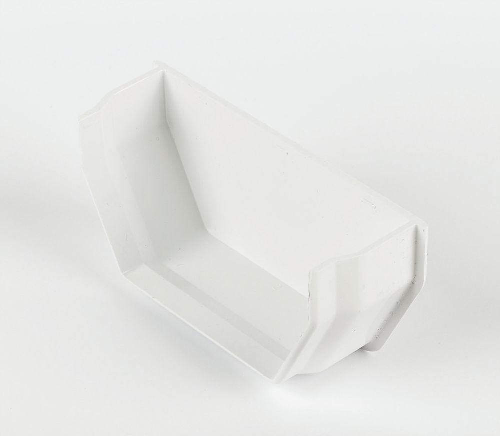 Image of FloPlast Square Internal Stop End White 114mm 