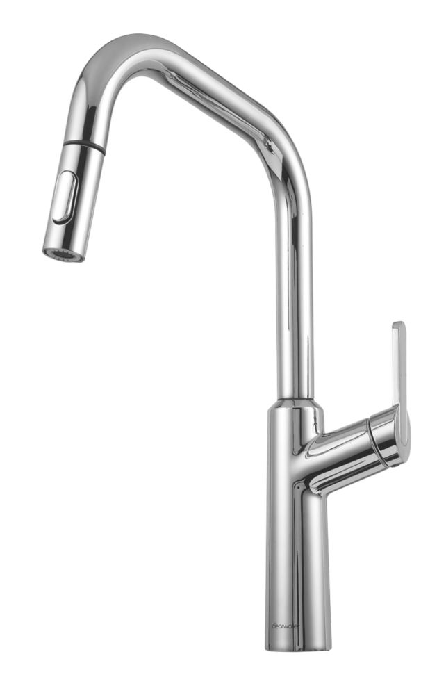 Image of Clearwater Santor SAN20CP Single Lever Tap with Twin Spray Pull-Out Chrome 