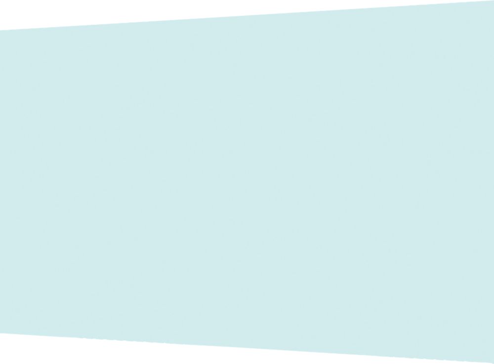 Image of Splashwall Blue Glass Splashback 600mm x 750mm x 6mm 