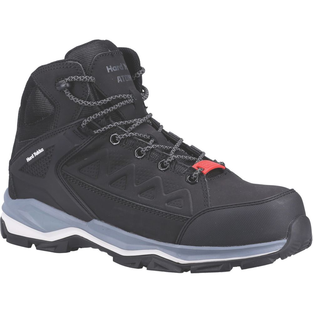 Image of Hard Yakka Atomic Metal Free Safety Boots Black Size 4 
