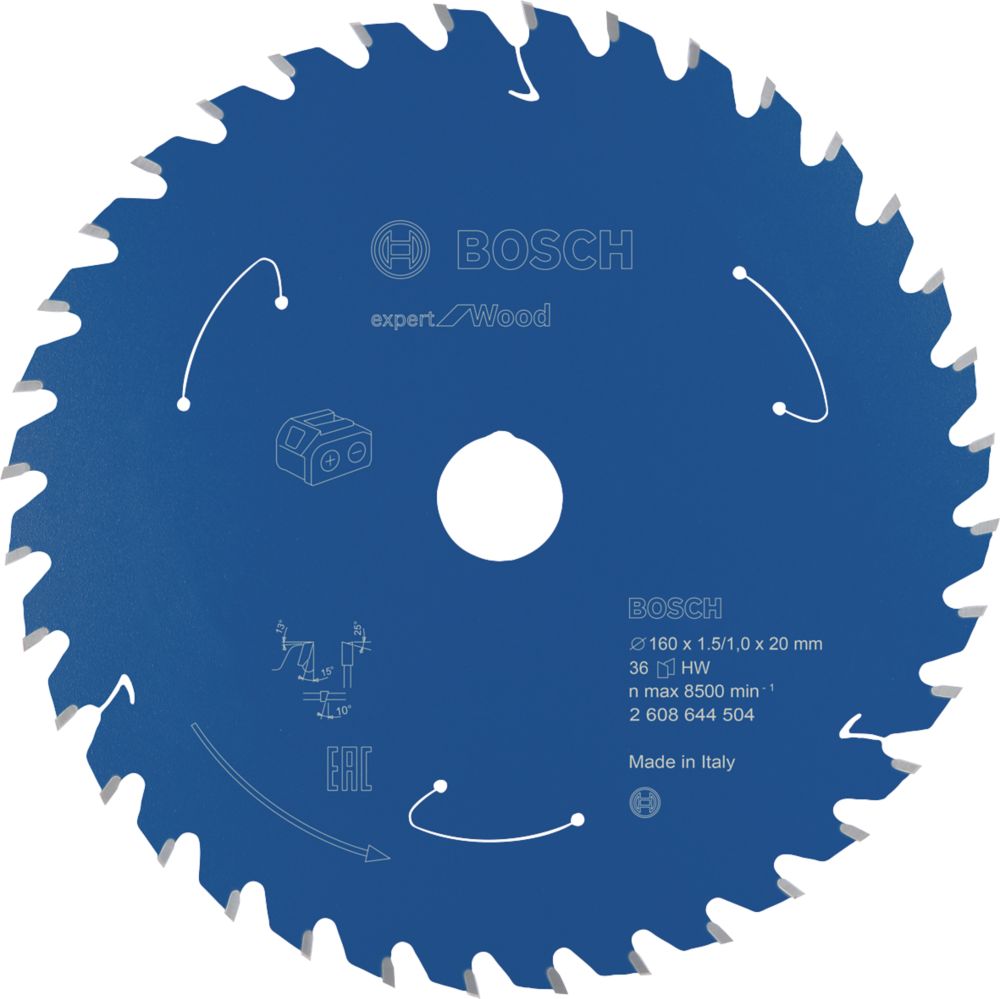 Image of Bosch Expert Wood Circular Saw Blade 160mm x 20mm 36T 