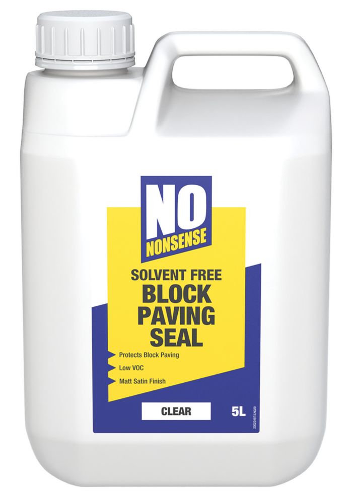 Image of No Nonsense Solvent-Free Block Paving Seal Clear 5Ltr 