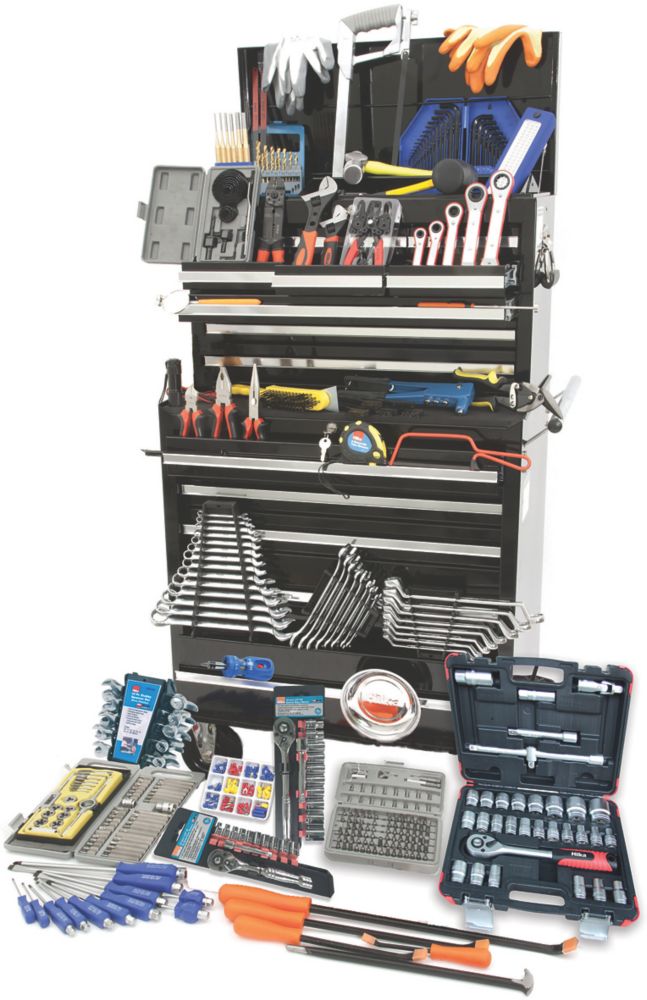 Image of Hilka Pro-Craft Professional Mechanics Tool Kit 489 Piece Set 