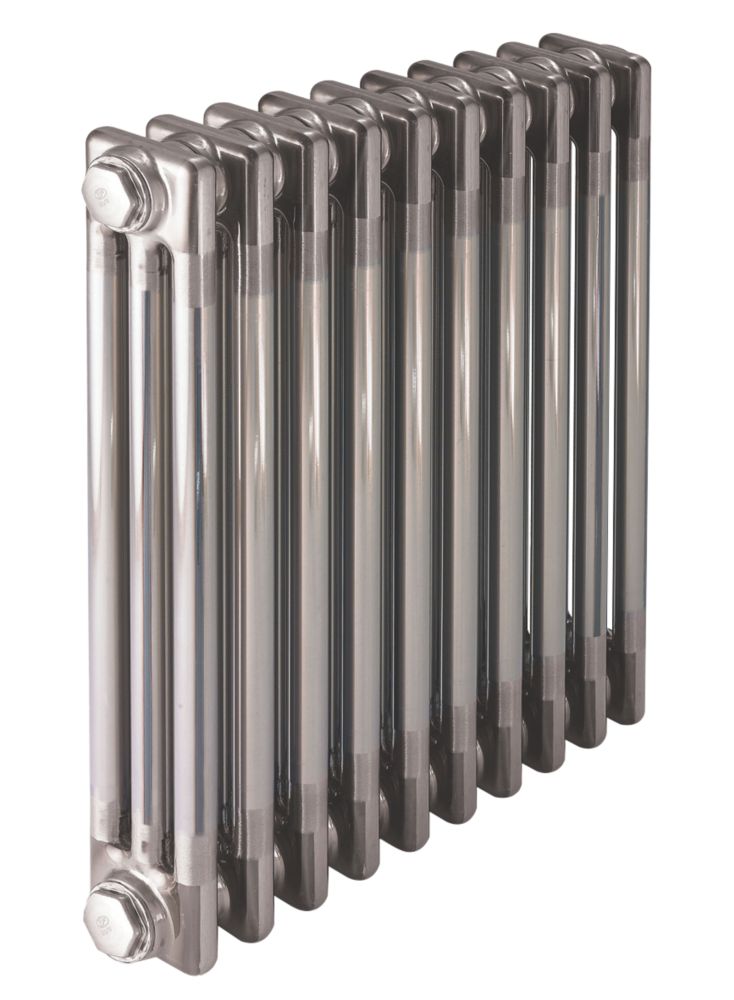Image of Acova 3 Column Designer Radiator 600mm x 1226mm Raw Metal 5403BTU 