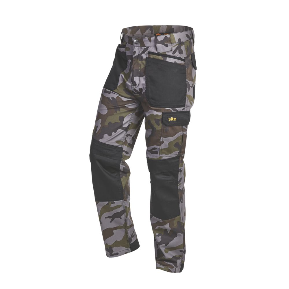 Image of Site Harrier Trousers Camouflage 40" W 32" L 