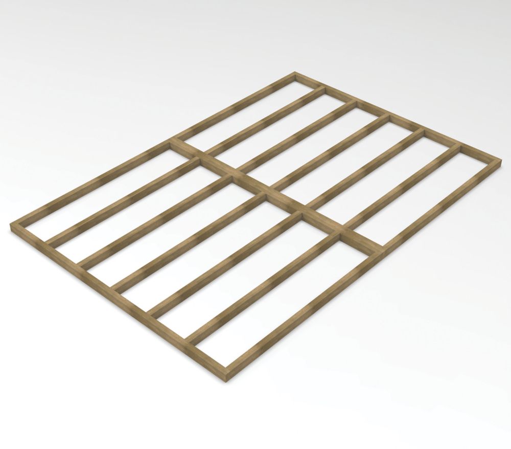 Image of Forest 11' 6" x 8' Timber Shed Base 