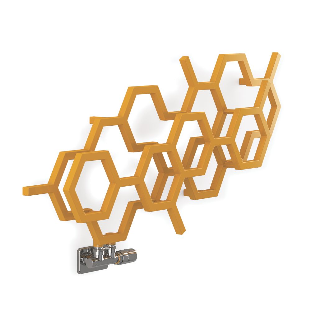 Image of Terma Hex Radiator 502m x 1126mm Mustard 1081BTU 