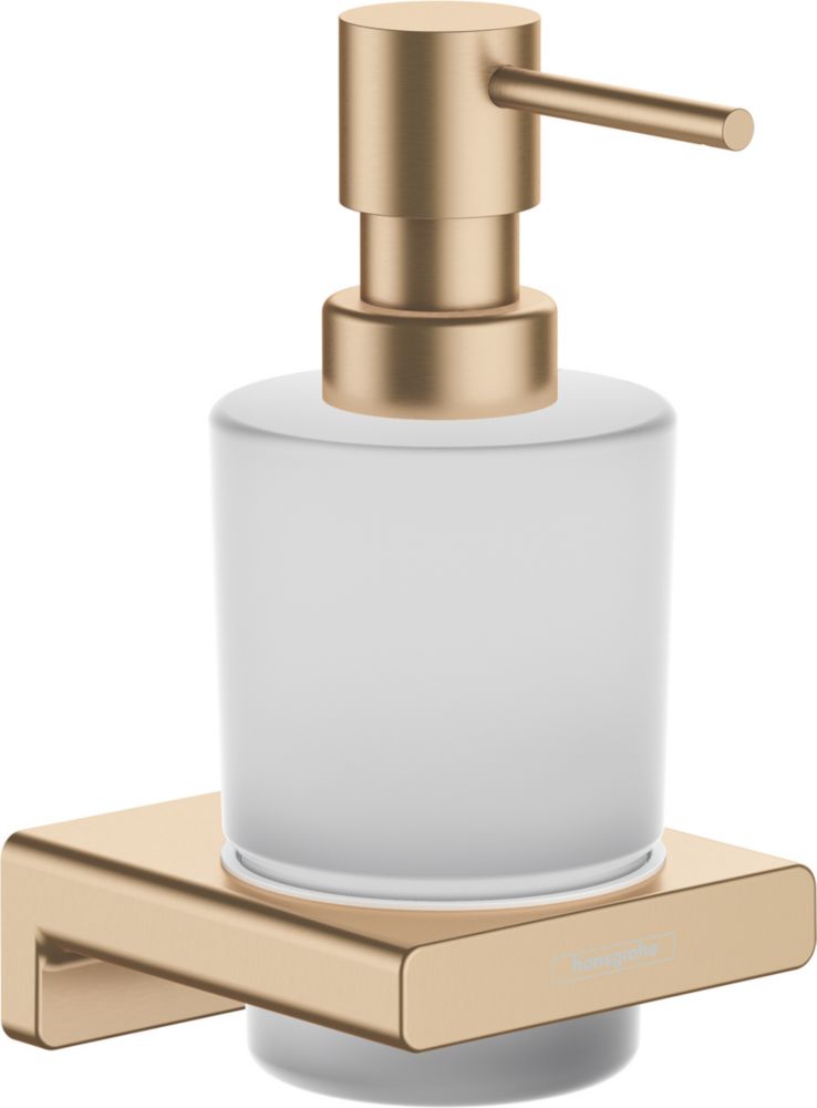 Image of Hansgrohe AddStoris Liquid Soap Dispenser Brushed Bronze 200ml 