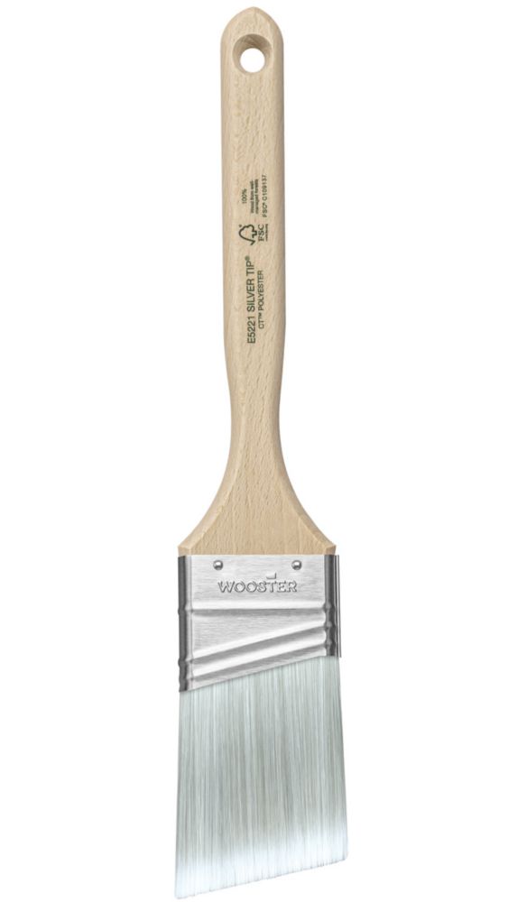 Image of Wooster Silver Tip Angled Sash Paintbrush 2" 