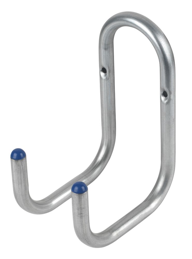 Image of Smith & Locke Mid Duty Double Storage Hook Zinc-Plated 206 x 150mm 