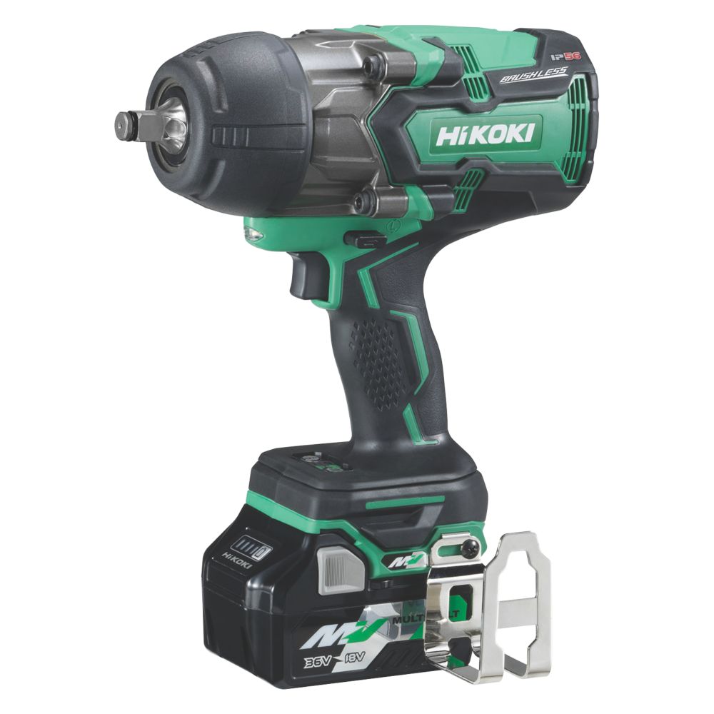 Image of HiKOKI WR36DB/JRZ 36V 2.5Ah Li-Ion Multi Volt Brushless Cordless Impact Wrench 