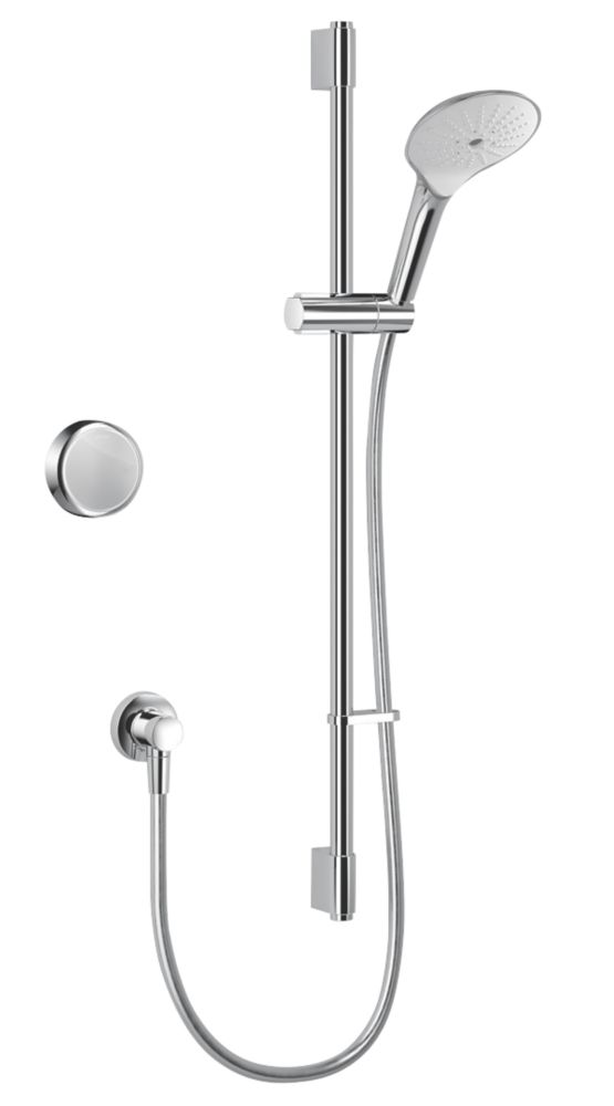 Image of Mira Activate Gravity-Pumped Rear-Fed Single Outlet Chrome Thermostatic Digital Mixer Shower 