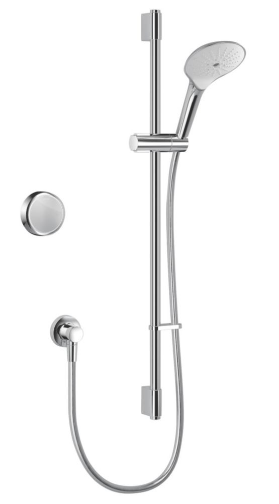 Image of Mira Activate Gravity-Pumped Rear-Fed Single Outlet Chrome Thermostatic Digital Mixer Shower 