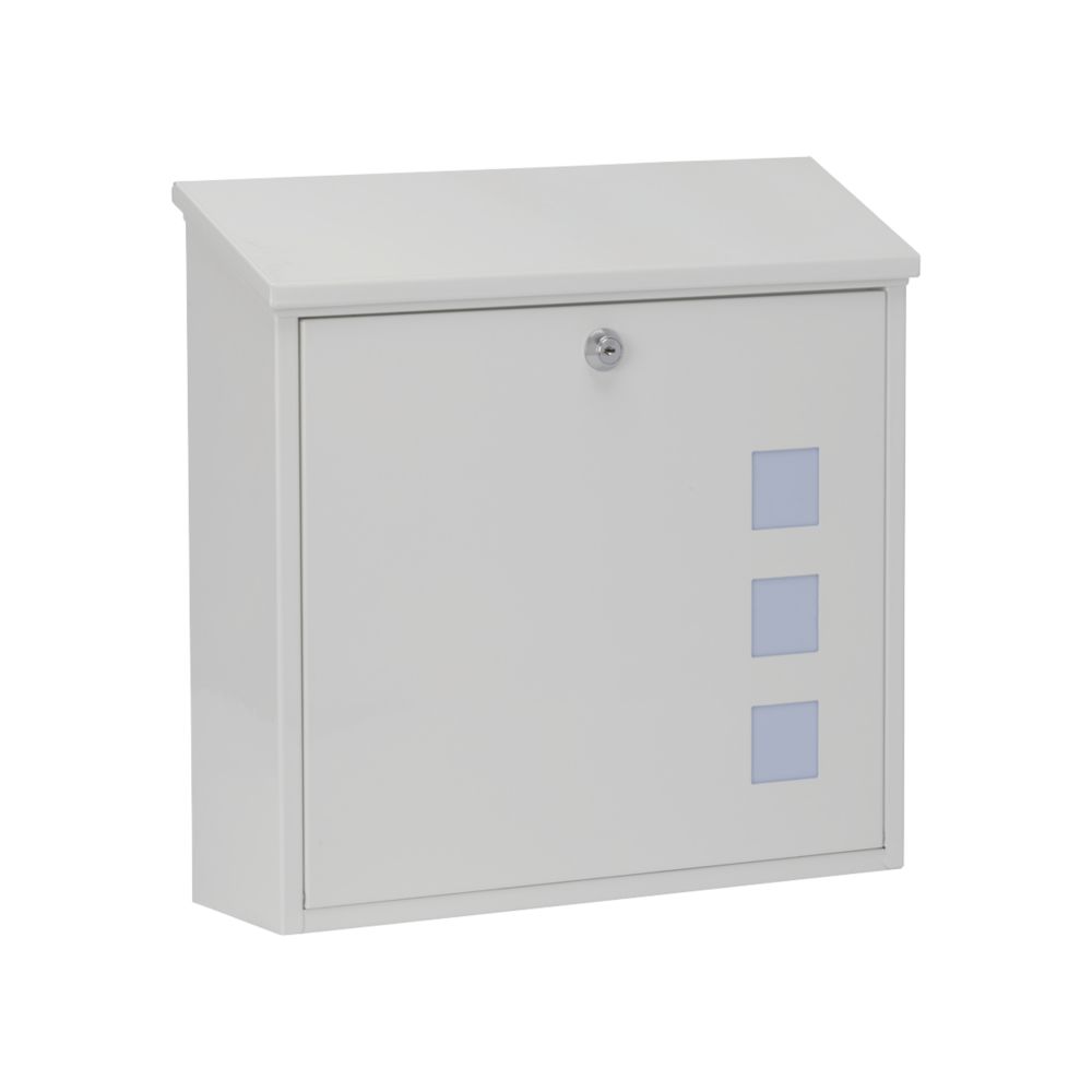 Image of Burg-Wachter Aire Post Box White Powder-Coated 