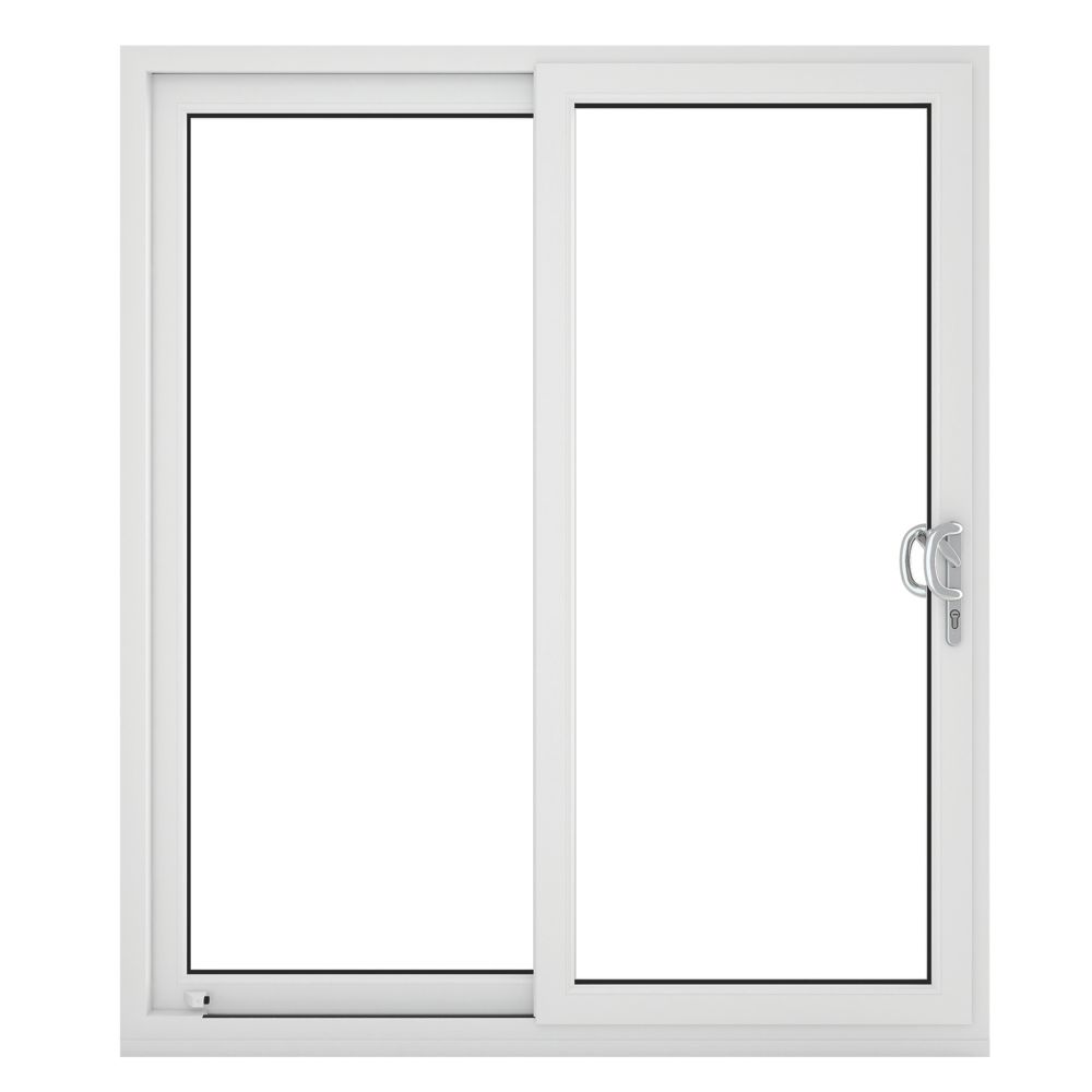Image of Crystal RH White uPVC Sliding Patio Door Set 2090mm x 1790mm 