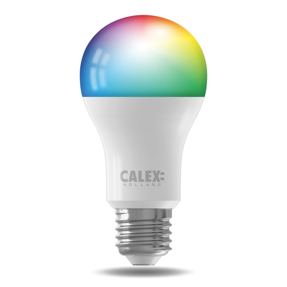 Image of Calex Smart ES A60 RGB & White LED Light Bulb 9.4W 806lm 