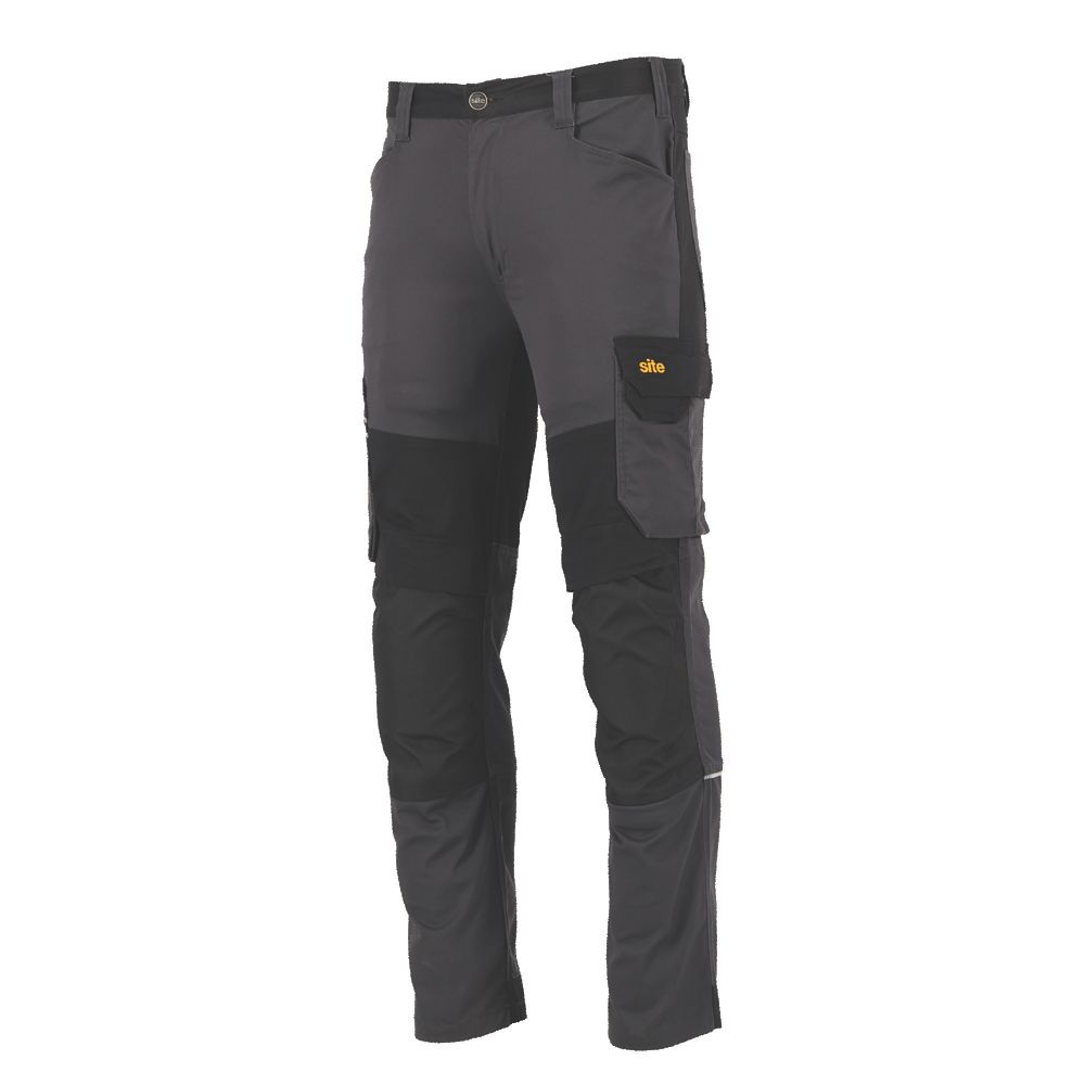 Image of Site Evenson Trousers Grey/Black 38" W 32" L 