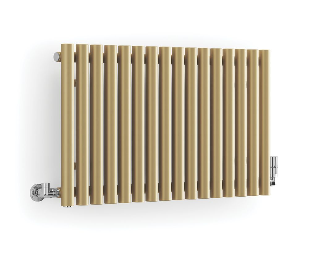 Image of Terma Rolo Room Radiator 500m x 865mm Brass 2015BTU 