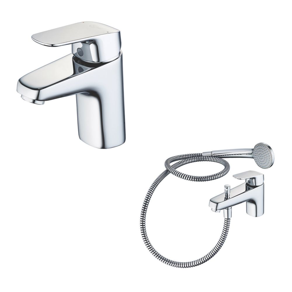 Image of Ideal Standard Ceraflex Basin Mixer & Bath Shower Mixer 