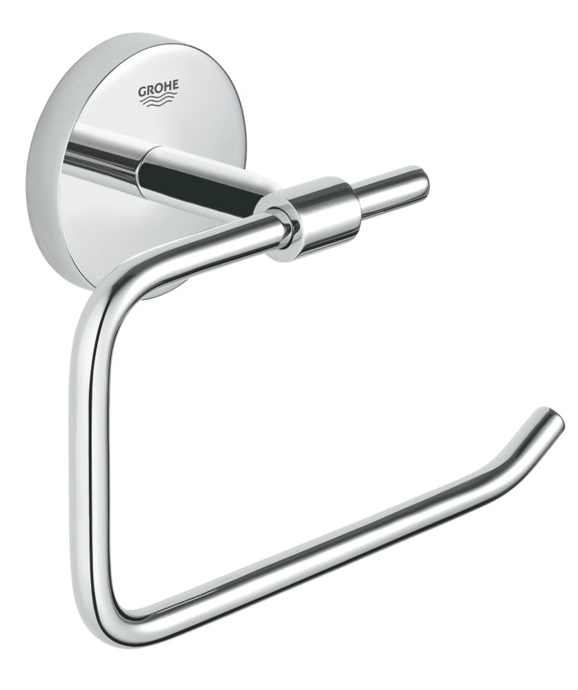 Image of Grohe BauCosmopolitan Toilet Roll Holder StarLight Chrome 