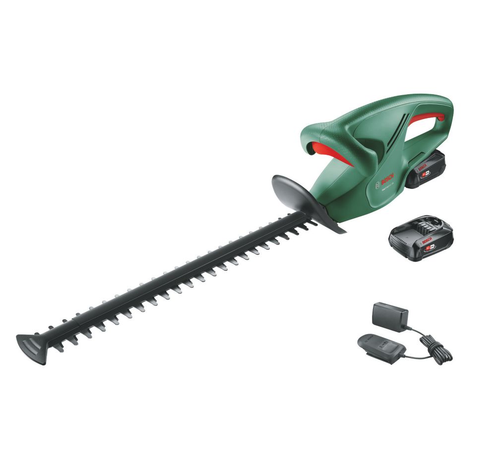 Image of Bosch 45cm 18V 1 x 2.0Ah Li-Ion Cordless Hedge Cutter 
