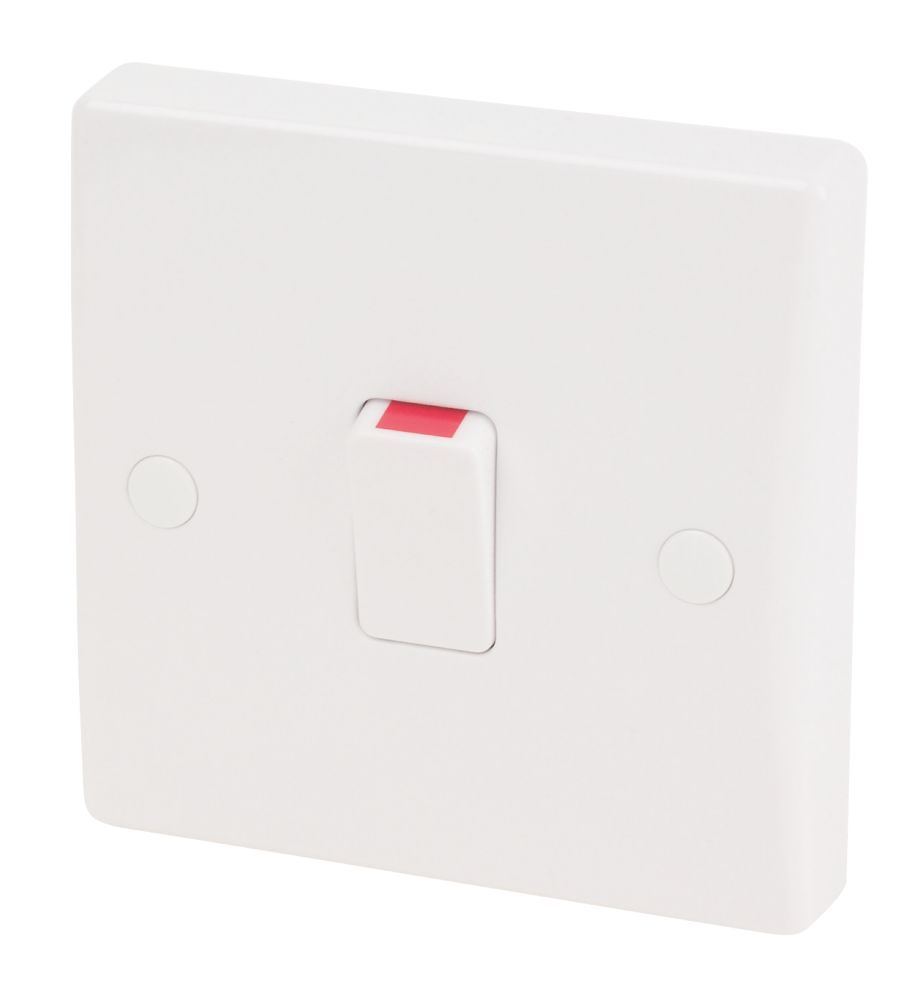 Image of Schneider Electric Ultimate Slimline 20A 1-Gang DP Control Switch White 