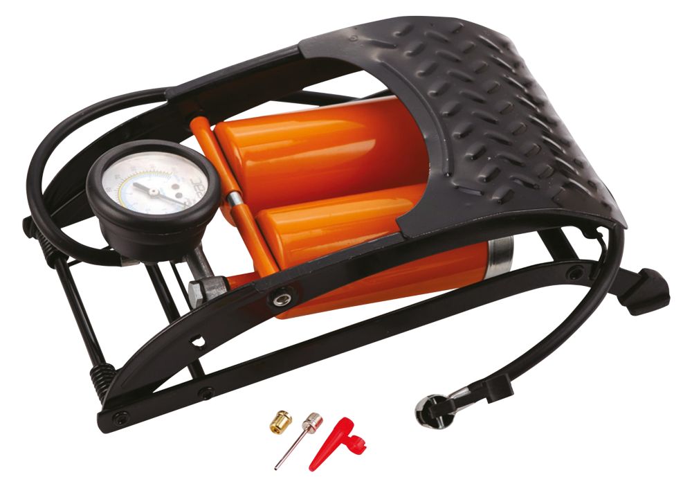 Image of RAC Double-Barrel Foot Pump 