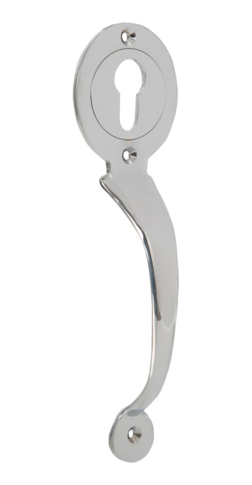 Image of GateMate Euro Profile Long Throw Pull Handle Polished Chrome 