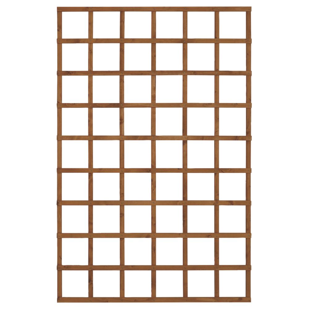 Image of Forest Softwood Rectangular Trellis 4' x 6' 5 Pack 