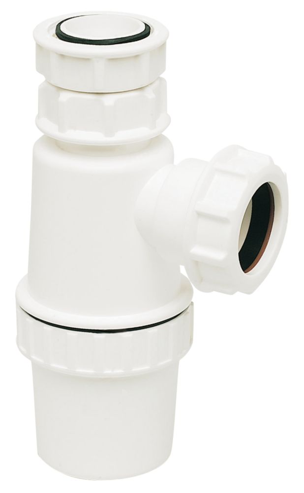 Image of FloPlast Telescopic Bottle Trap White 40mm 