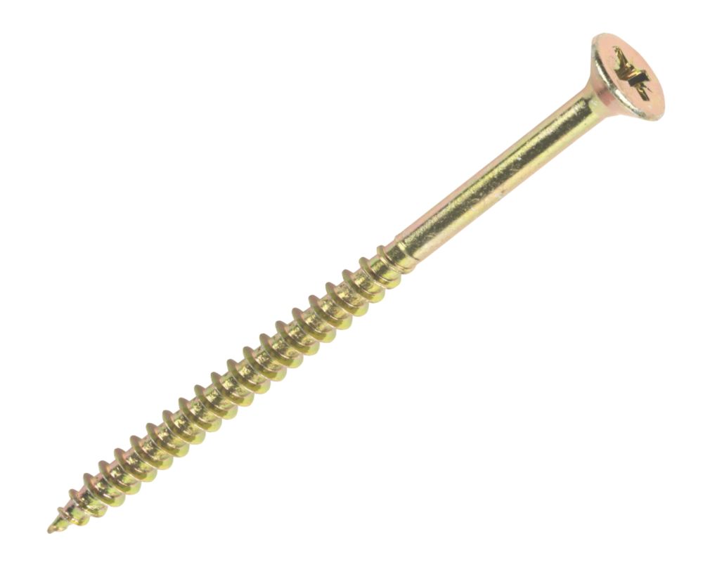 Image of Goldscrew PZ Double-Countersunk Self-Tapping Multipurpose Screws 6mm x 90mm 100 Pack 