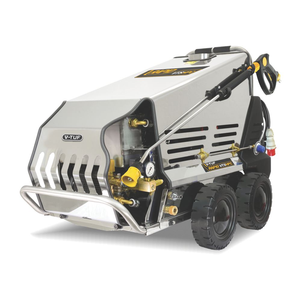 Image of V-Tuf RAPIDVTS1520HPC 200bar Electric Hot Water Pressure Washer 5500W 415V 