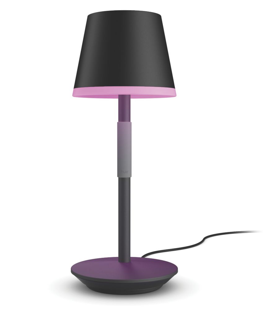 Image of Philips Hue Go LED Portable Table Lamp Black 6W 