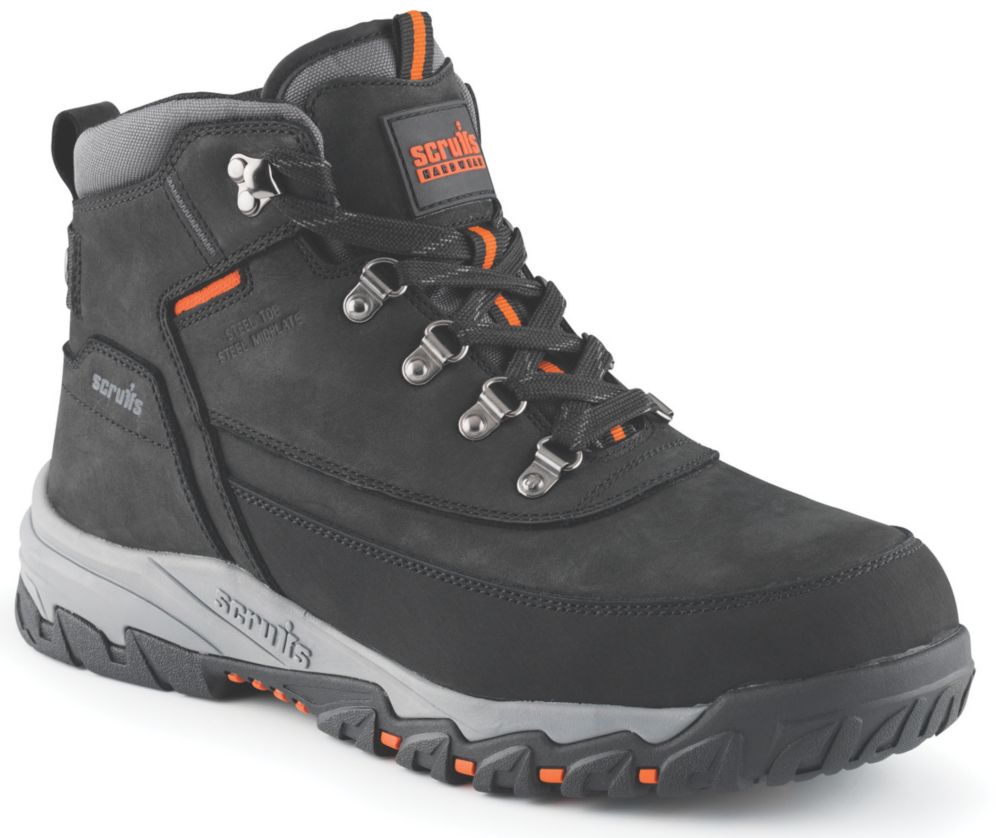 Image of Scruffs Scarfell Safety Boots Black Size 7 