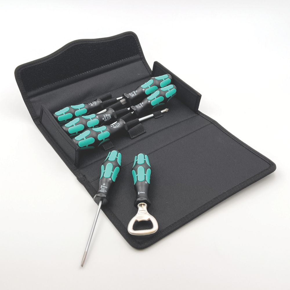 Image of Wera Kraftform 300/7 Mixed Screwdriver Set 7 Pieces 