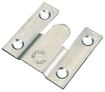 Image of Flush Mounts Zinc-Plated 35mm x 37mm x 3.75mm 10 Pack 