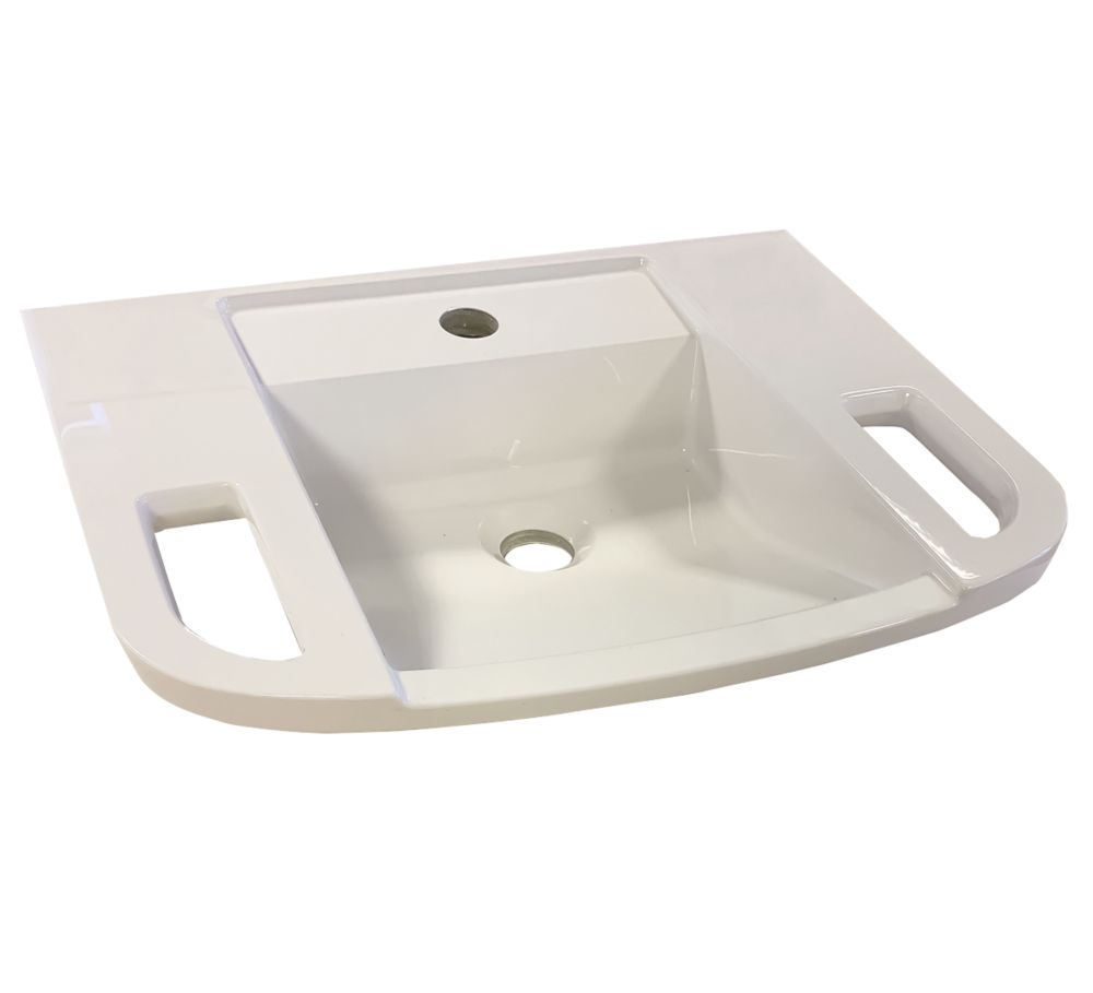 Image of EXOS Accessible Wash Basin 1 Tap Hole 280mm 