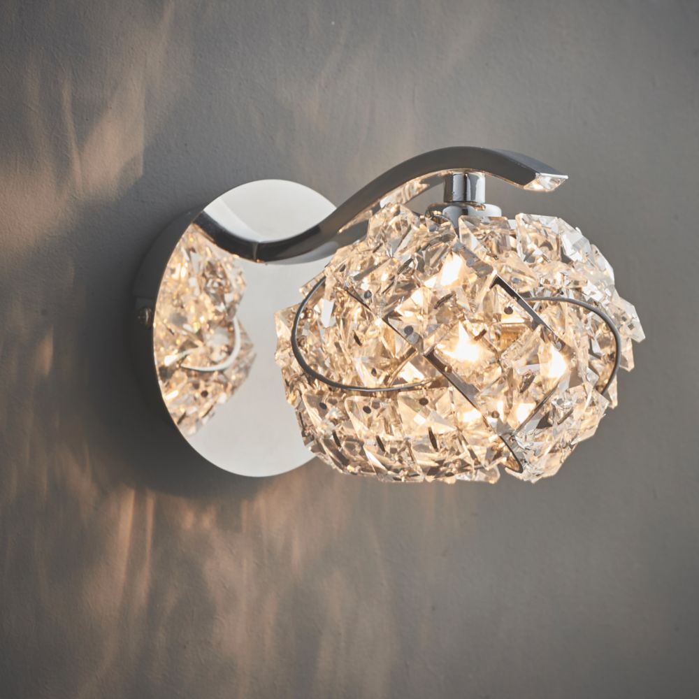 Image of Quay Design Pippa LED Wall Light Chrome 2W 210lm 