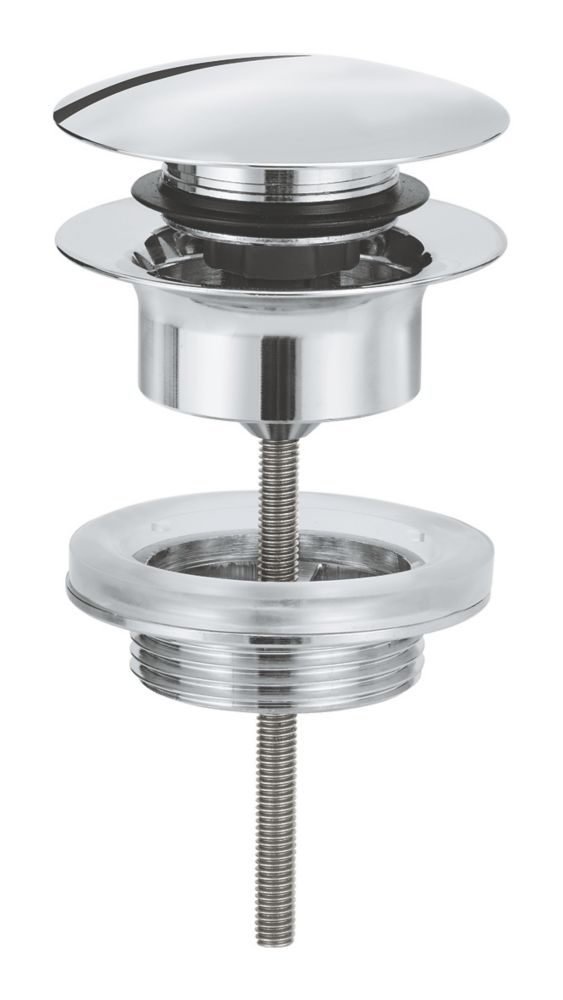 Image of Grohe Slotted Waste Set with Push-Open Plug 64mm 