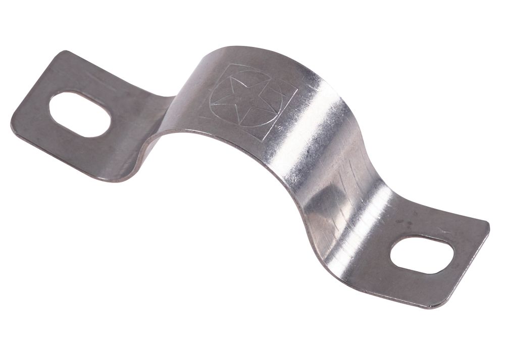 Image of Schneider Electric Stainless Steel Conduit Saddles 25mm Stainless Steel 100 Pack 