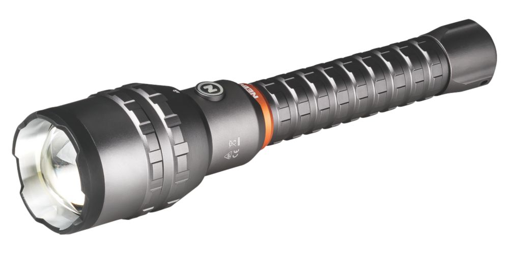 Image of Nebo 12K Rechargeable LED Torch with Power Bank Grey 12000lm 