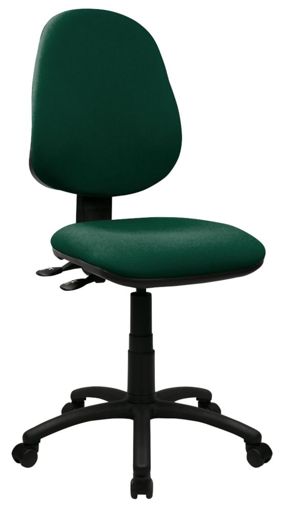 Image of Nautilus Designs Java 300 Medium Back Task/Operator Chair No Arms Green 