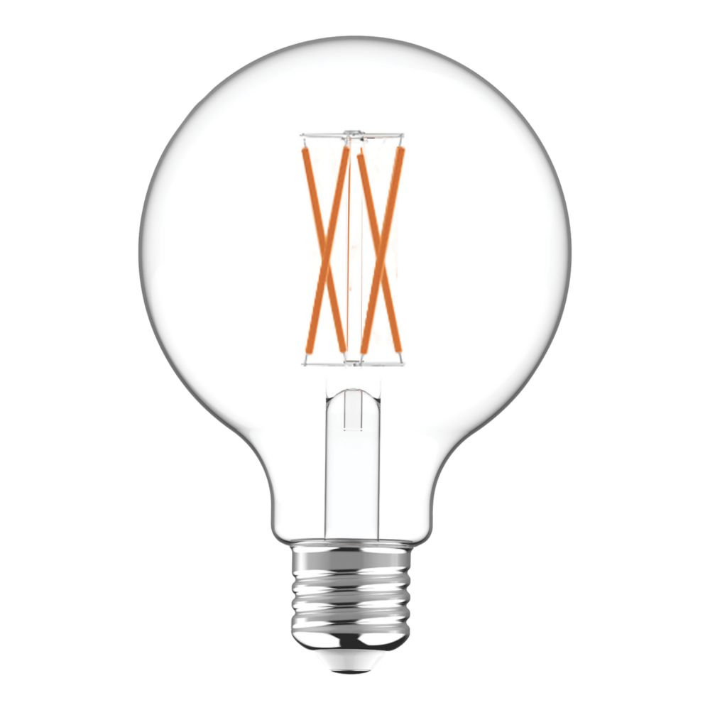 Image of LAP ES G95 LED Virtual Filament Light Bulb 470lm 2.2W 